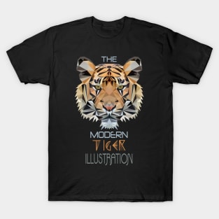 The modern tiger illustration polygon gift T-Shirt